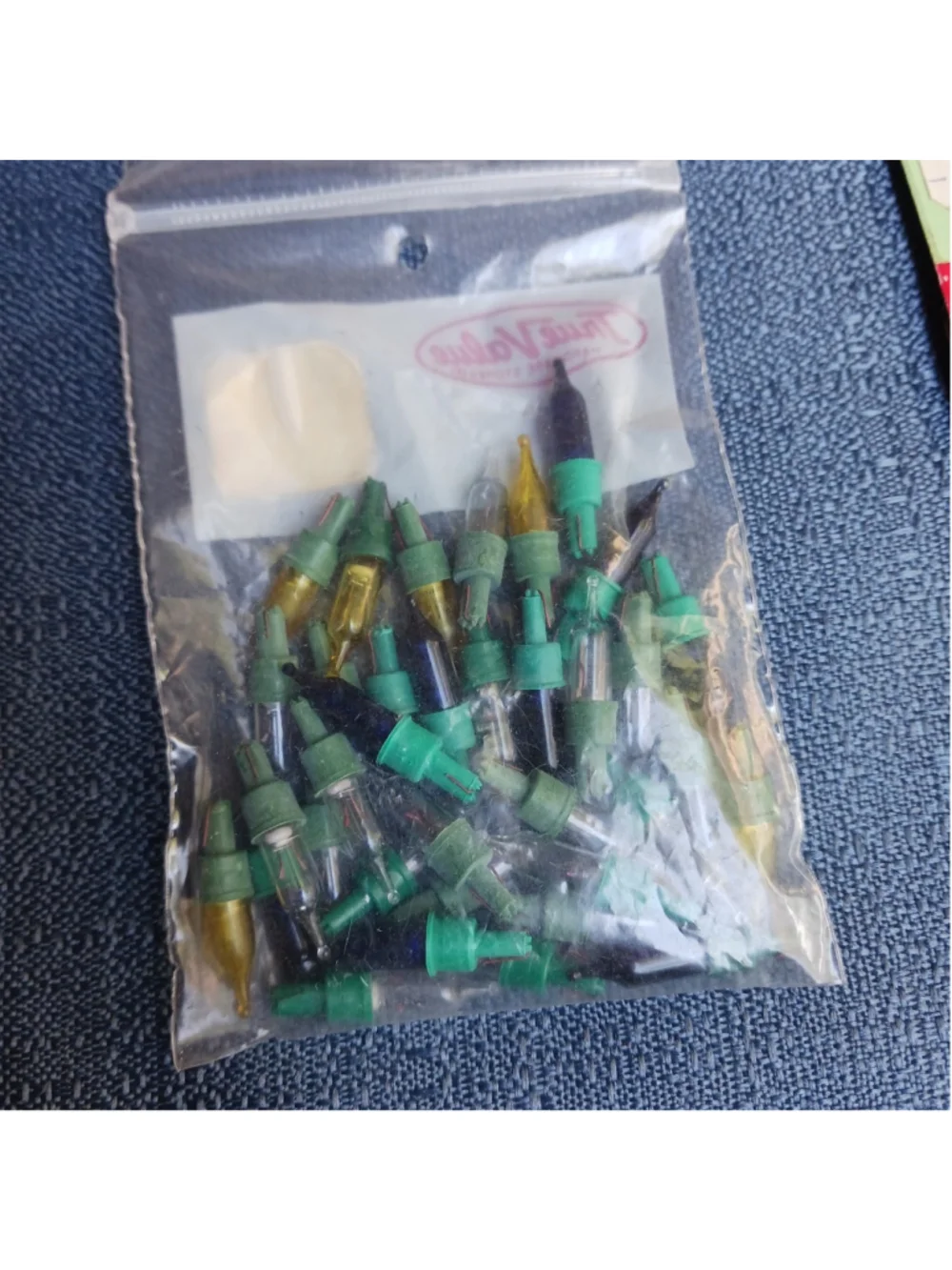 Vintage Mini Light Replacement Bulbs Christmas String Lights Lot See Pictures